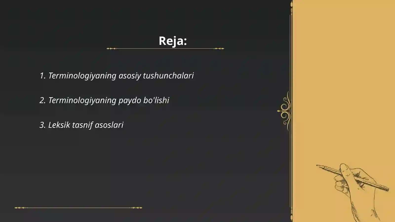Terminologiyaning leksik - genetik tasnifi 2