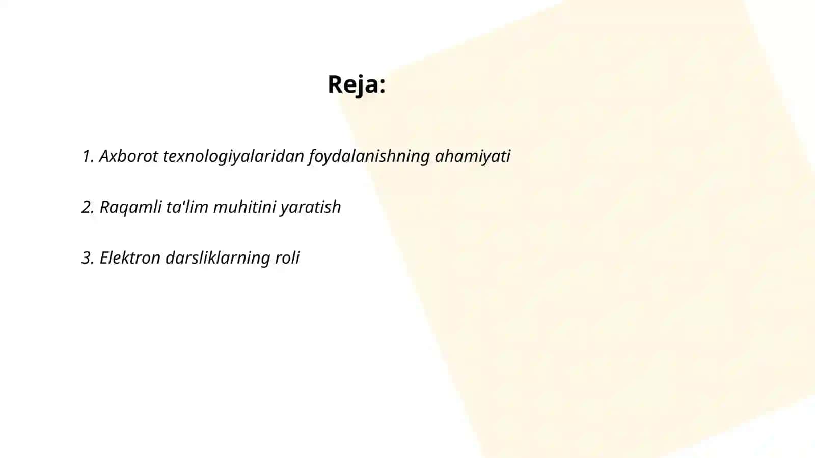 Boshlang'ich talimda fanlarni o'qitishda axborot texnologiyalardan foydalanish 2