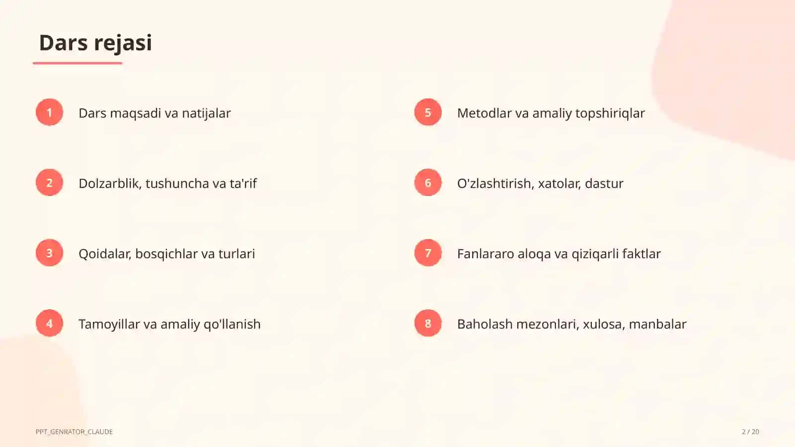 Piramida va uning xossalari (10-sinf) 2