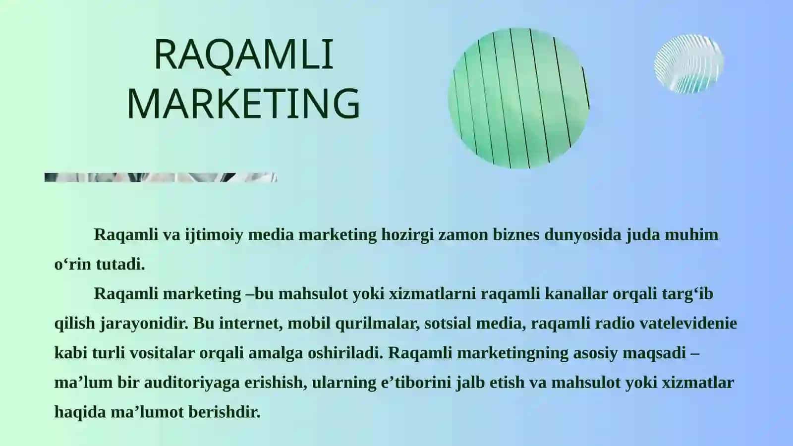 Raqamlivaijtimoiymediamarketingyordamidahamkorlikniyo'lgaqo'yish 2