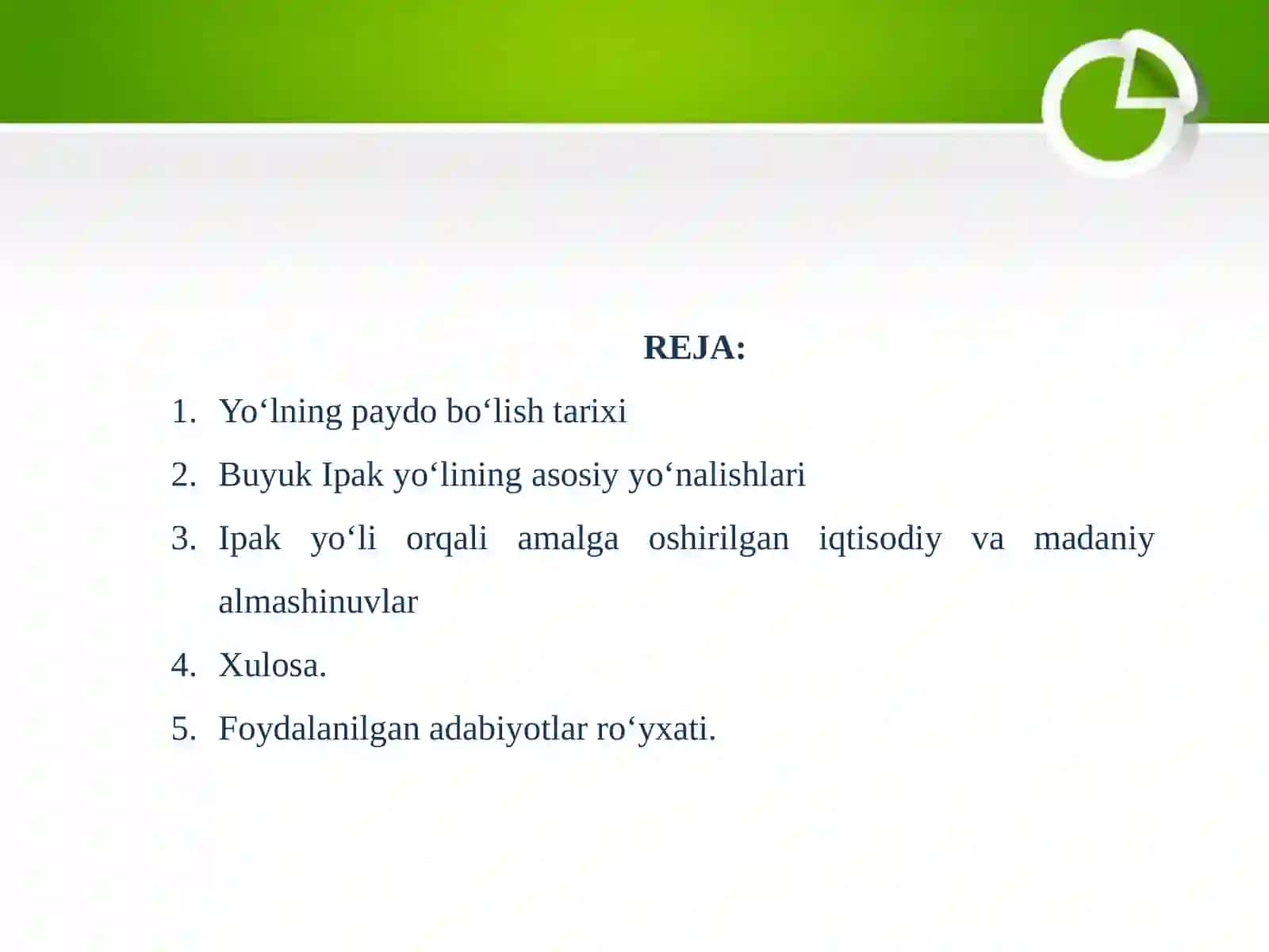 BUYUK IPAK YO‘LINING PAYDO BO‘LISHI, ILK YO‘NALISHLARI VA JAHON SIVILIZATSIYASIDAGI O‘RNI 2