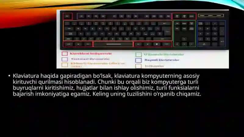 WINDOWS 10 DA TEZKOR KLAVIATURALAR BIRIKMASI 2