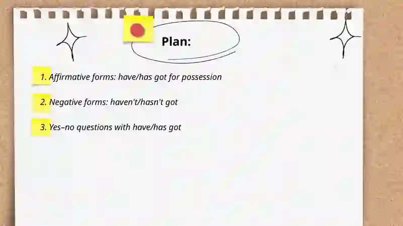 Have |has got 2