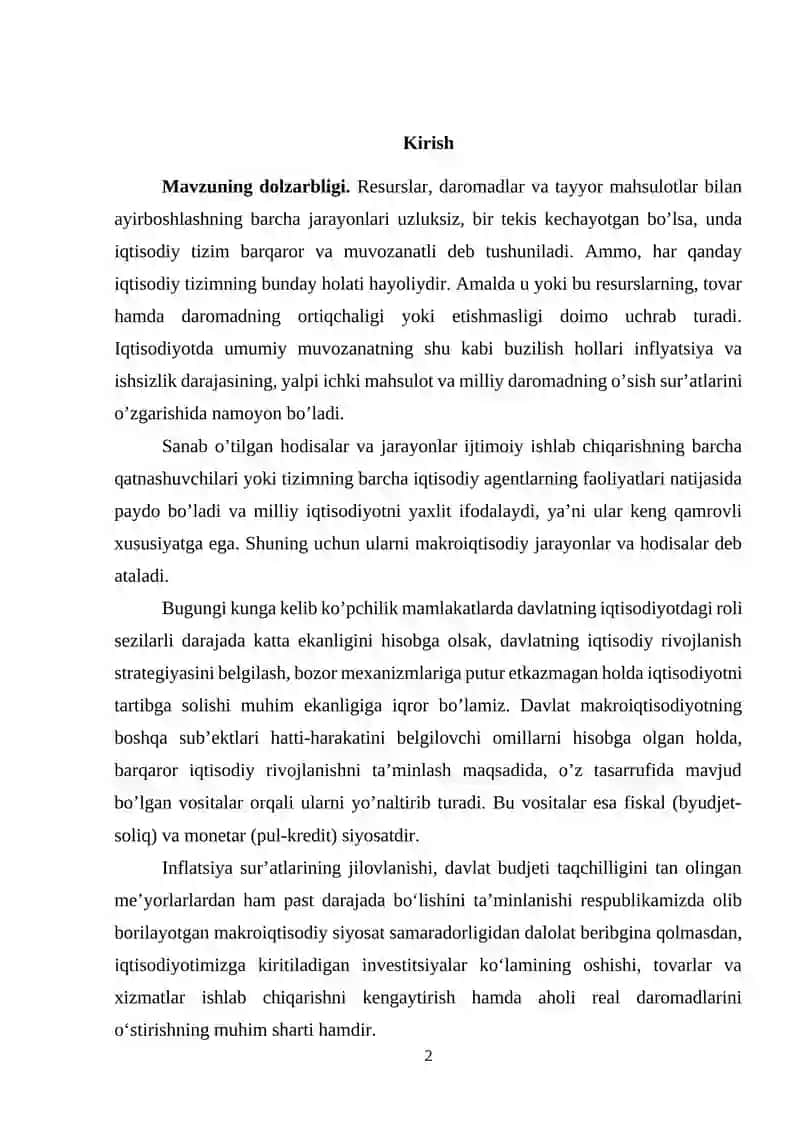 Mikroiqtisodiy nisbatlar va Unga tasir etuvchi omillar 2