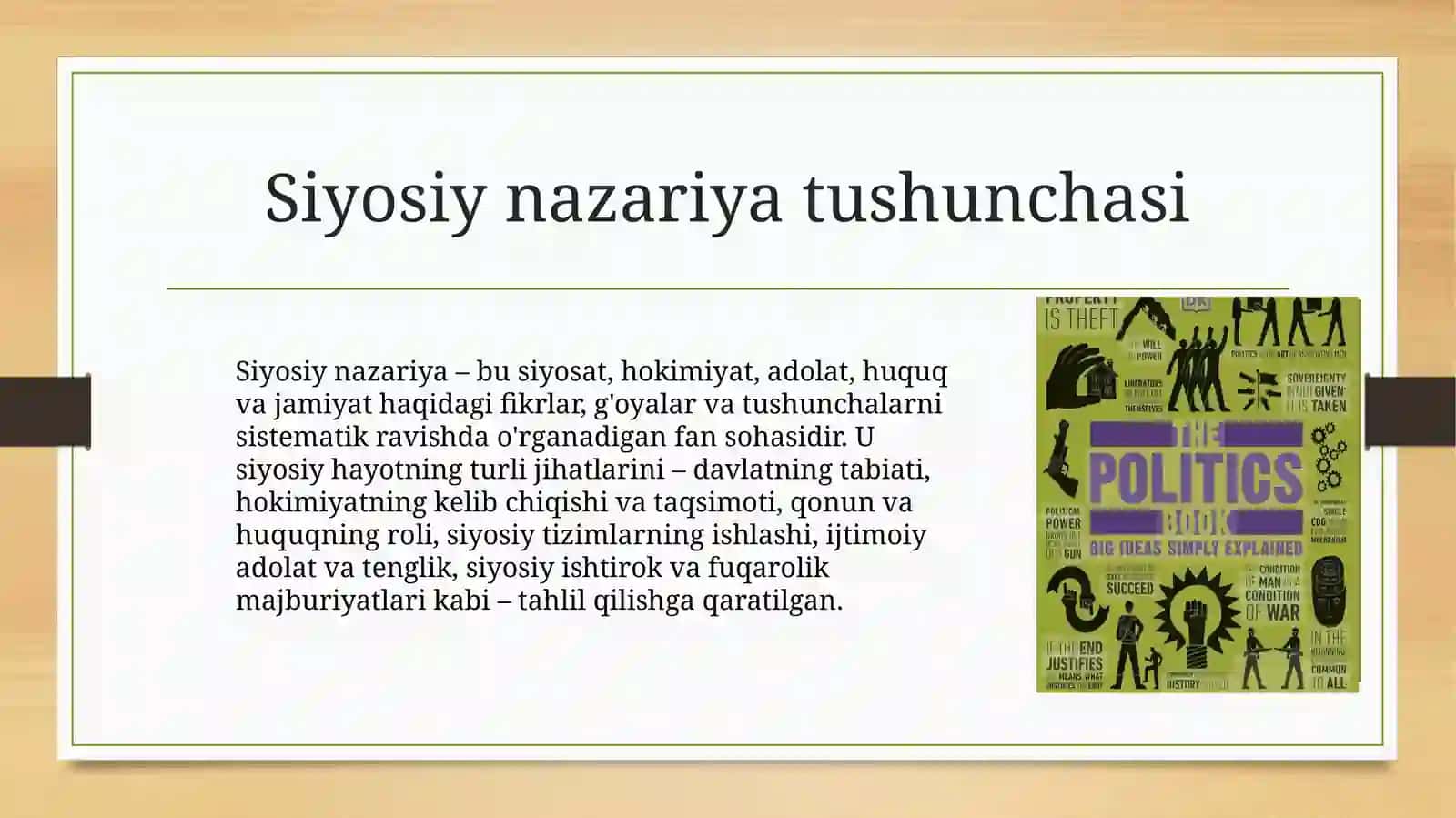Siyosiy nazariyalarda hokimiyat masalasi 2