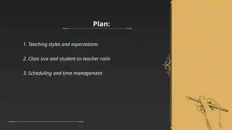 Differences between school and university 2