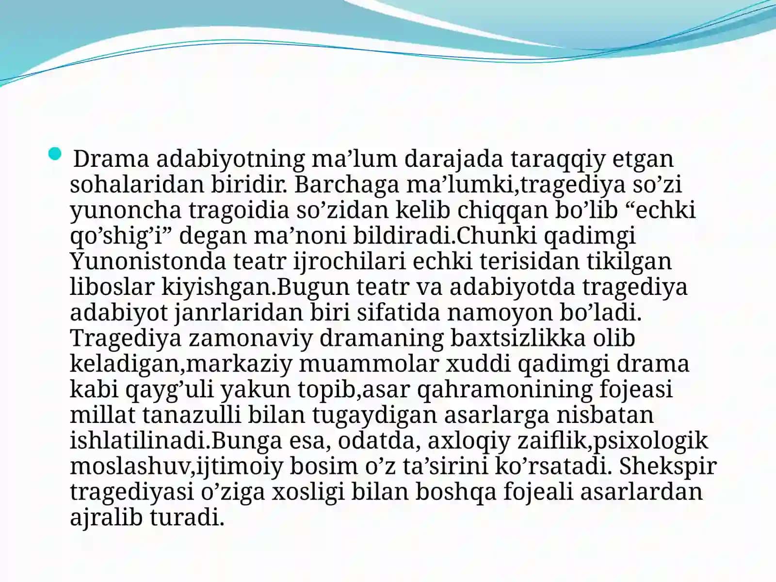 Shekspir tragediyalarida optimizim 2