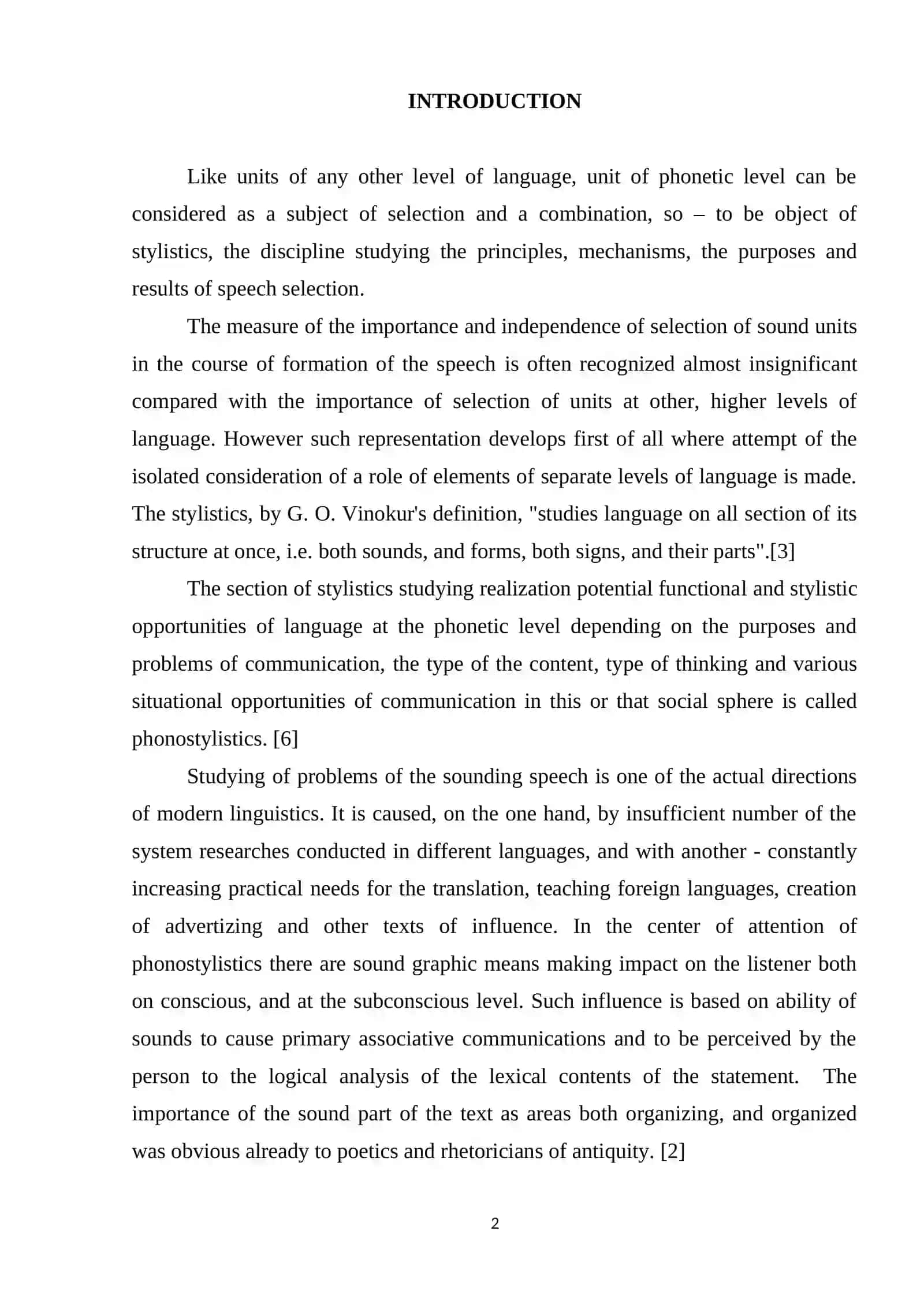PHONOSTYLISTICS AND ITS MAIN FEATURES 2