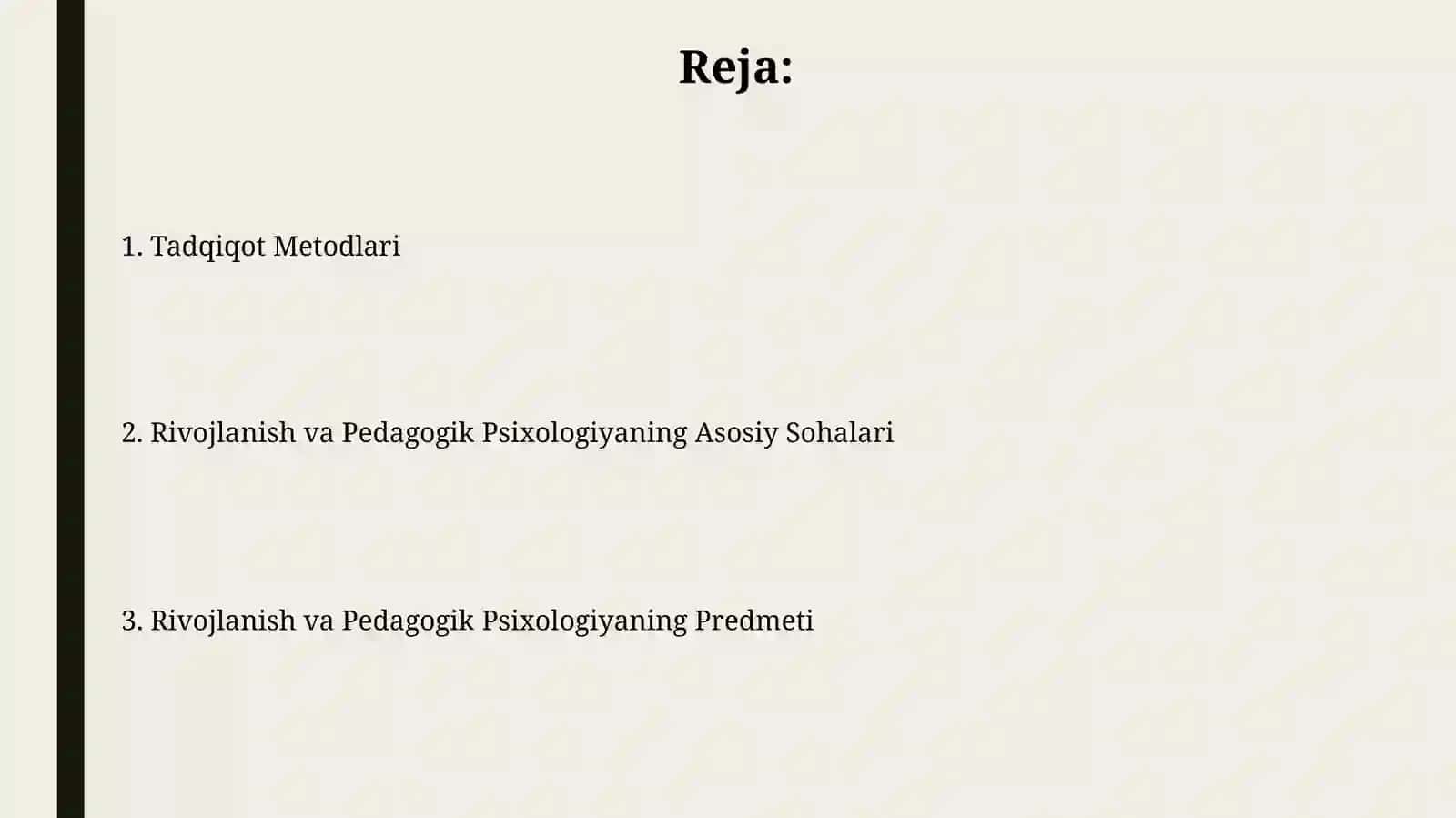 Yosh va pedagogik psixologiya 2