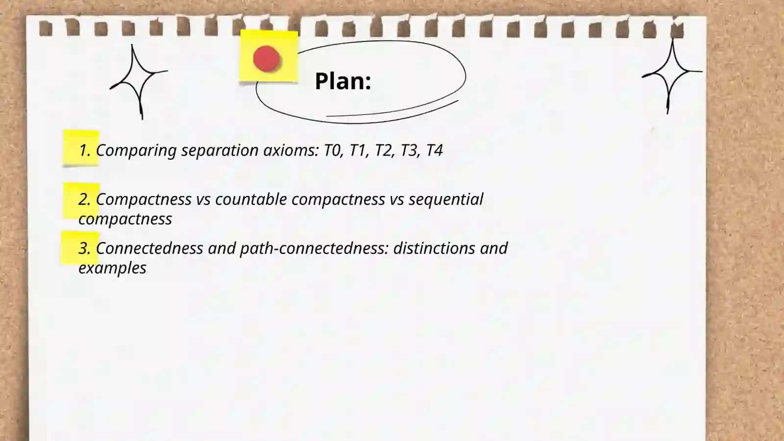 Aspects of comparative topology 2