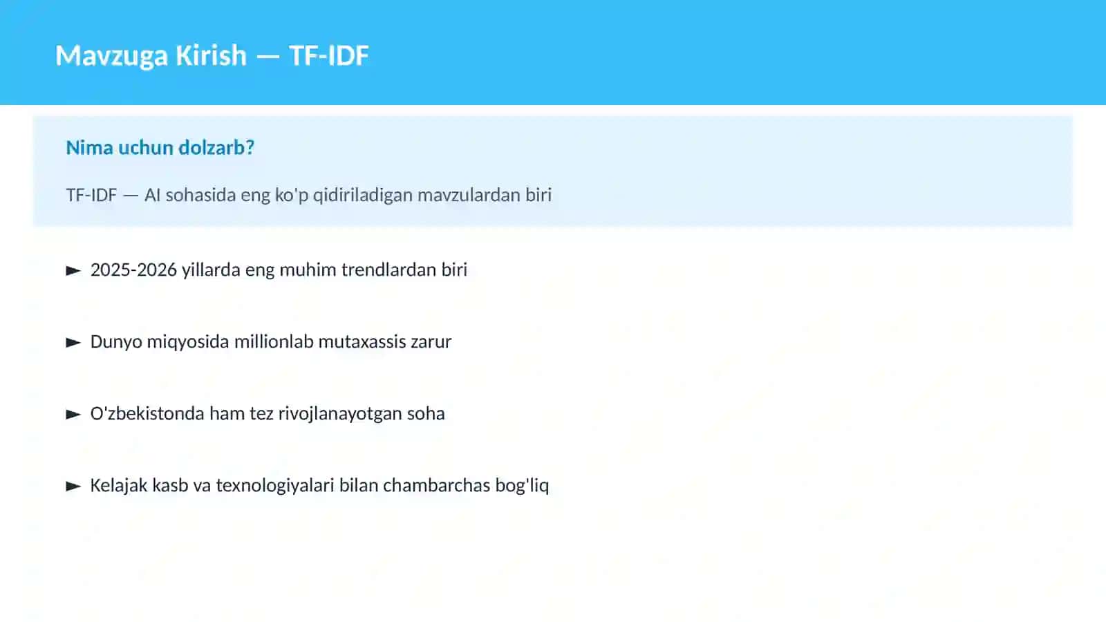 TF-IDF 2
