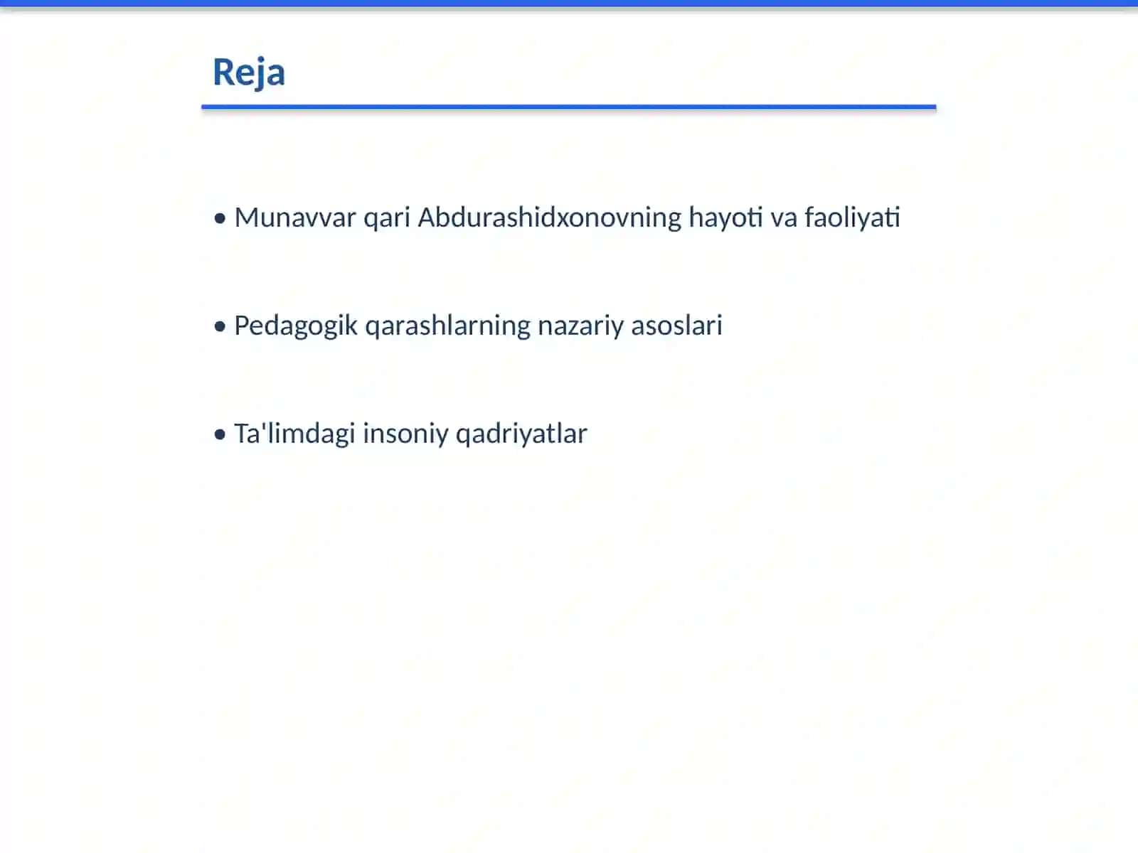 Munavvar qari Abdurashidxonovning pedagogik qarashlari 2