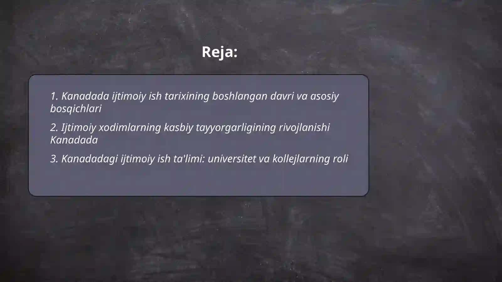 Kanadada ijtimoiy ish tarixi 2