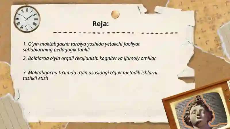 O'yin maktabgacha tarbiya yoshida yetakchi faoliyat sabablarining pedagogik tahlili 2
