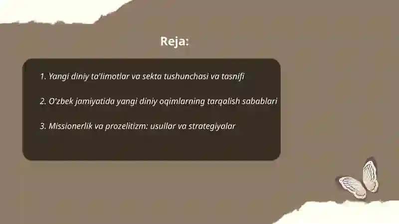 Yangi diniy ta'limotlar va sektalar 2