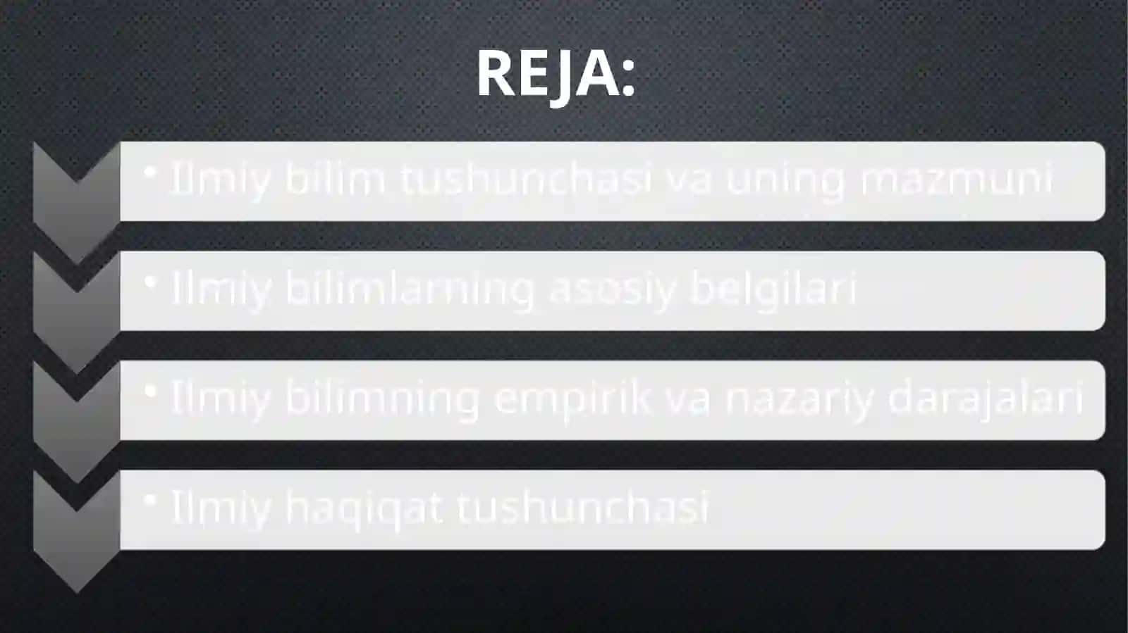 Ilmiy bilimning asosiy belgilari va ‘’ilmiy xaqiqat’’ tushunchasi 2