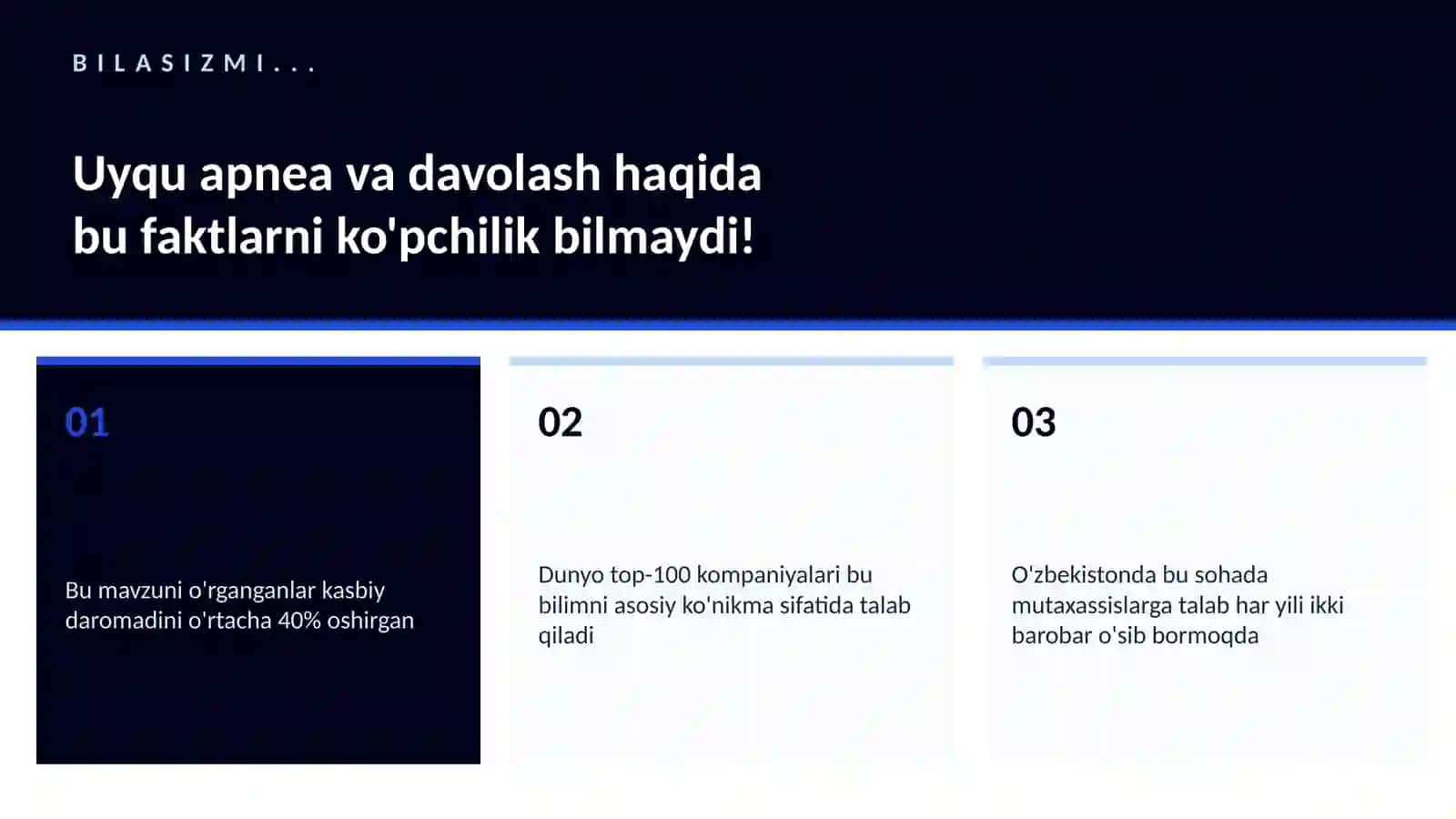 Uyqu apnea va davolash 2