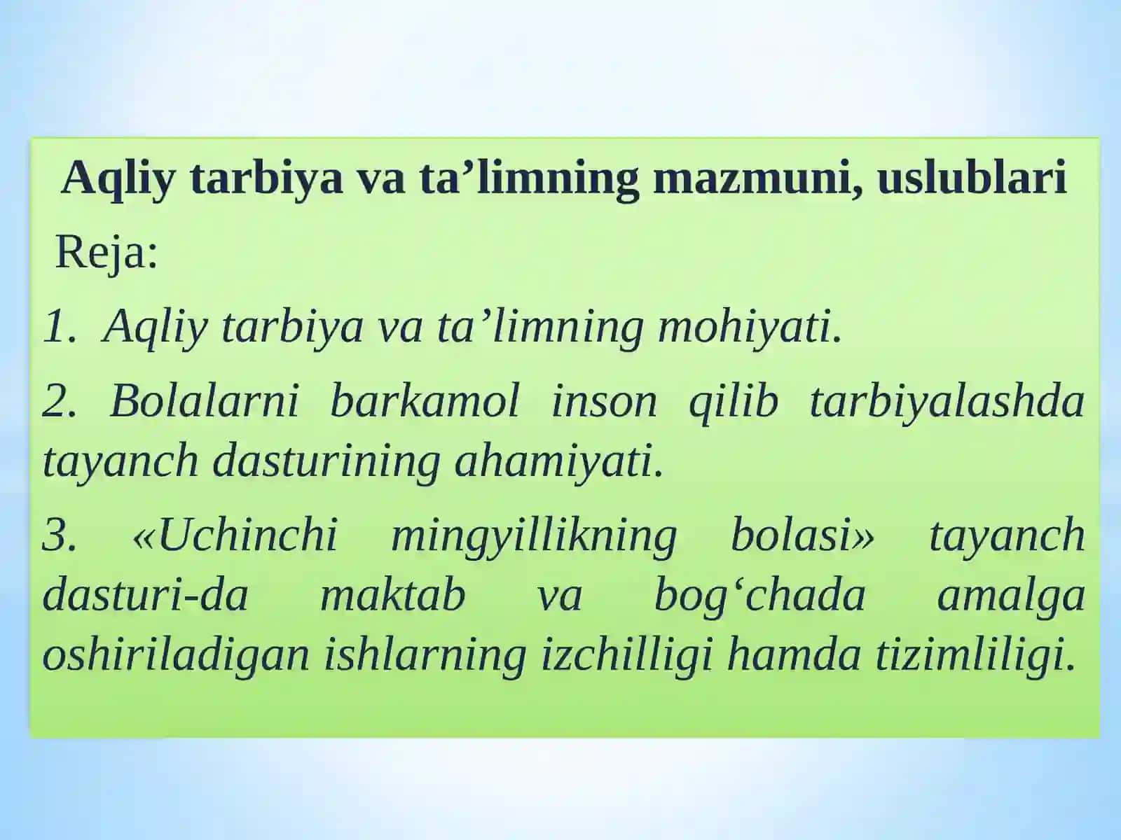 Tarbiyaturlari. Tarbiyaborasida sharq va g’arbi alomalarining fikrlari 2