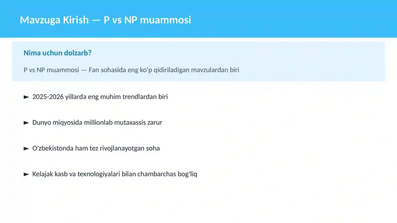 FAN | MATEMATIKA ZAMONAVIY 2