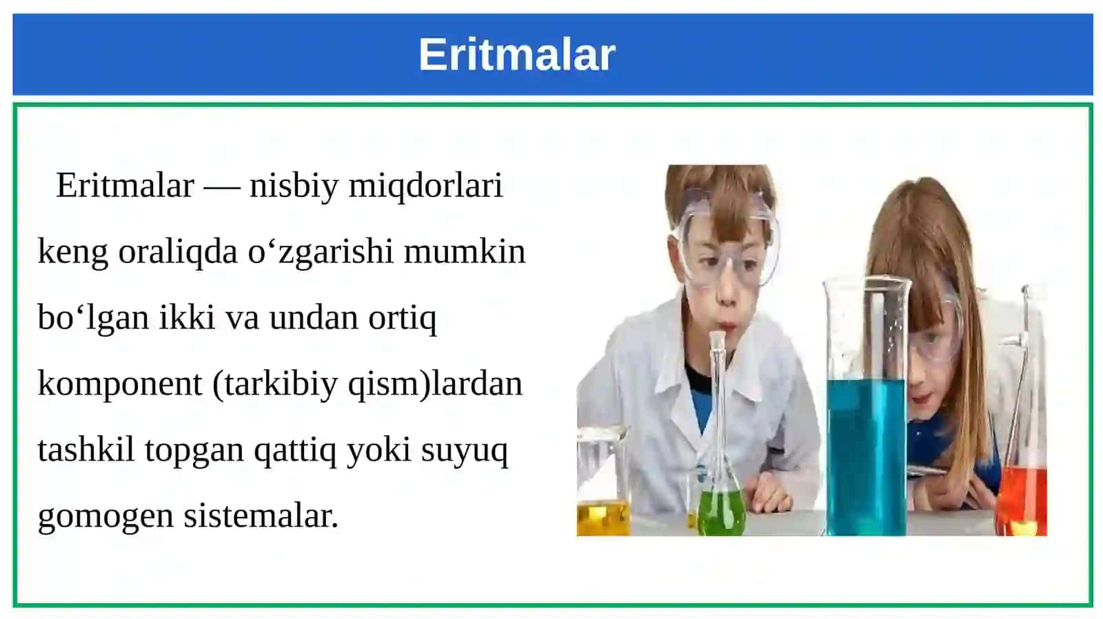 Eritmada erigan moddaning massa ulushi 2
