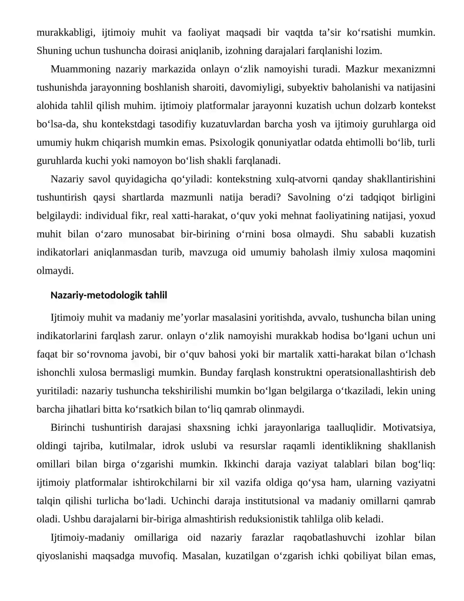 RAQAMLI IDENTIKLIKNING SHAKLLANISH OMILLARI — IJTIMOIY-MADANIY OMILLARI 2