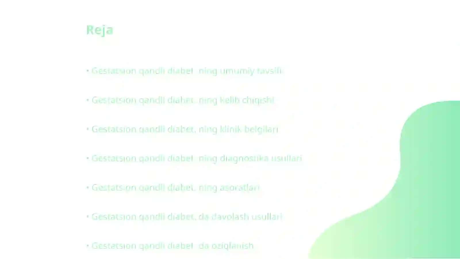 Gestatsion qandli diabet 2