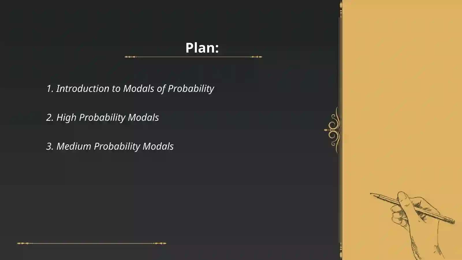 Modals of probability 2