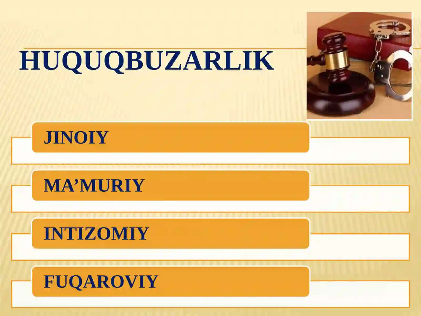 Jinoyat qonunchiligida voyagayetmaganlarning huquq va majburiyatlari 2