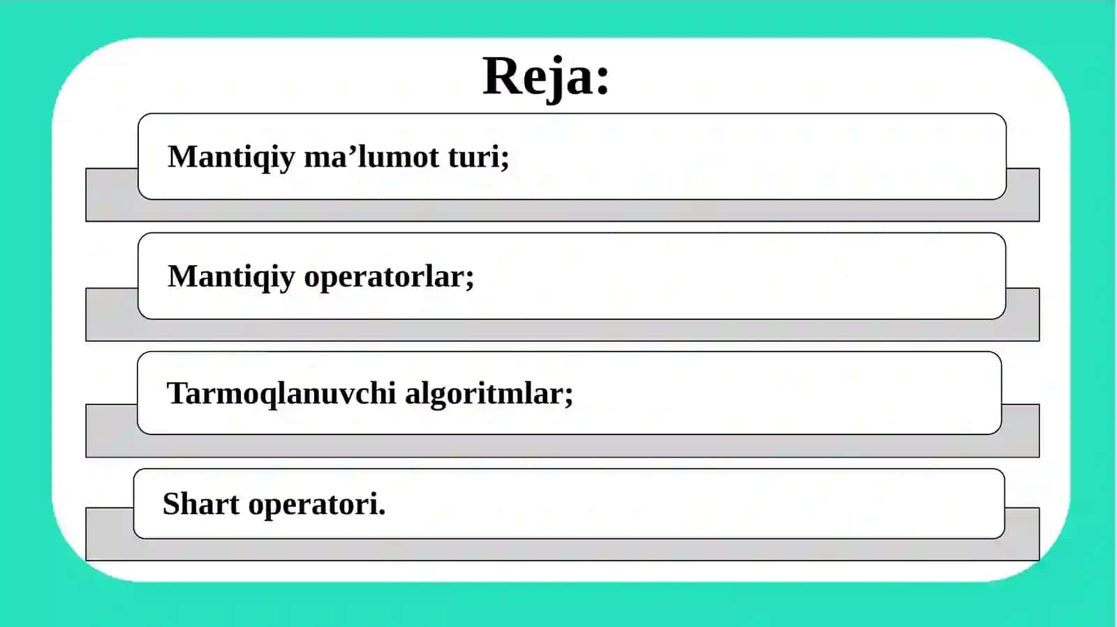 Ikki va ko‘p o‘lchovli massivlar 2