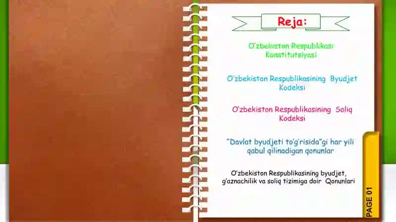 BYUDJET TIZIMINING HUQUQIY ASOSLARI 2