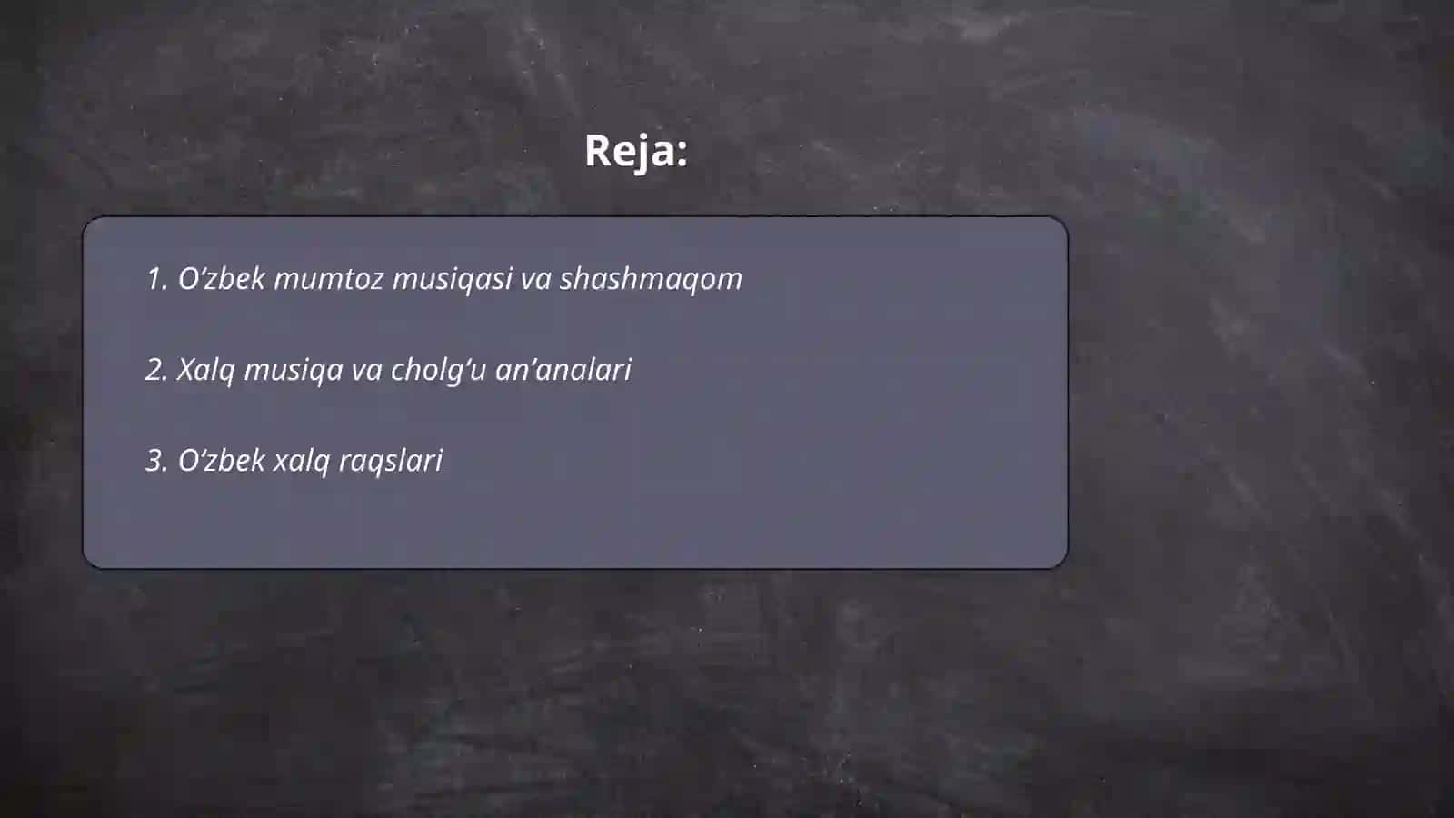 Oʻzbek mumtoz musiqasi va shashmaqom 2