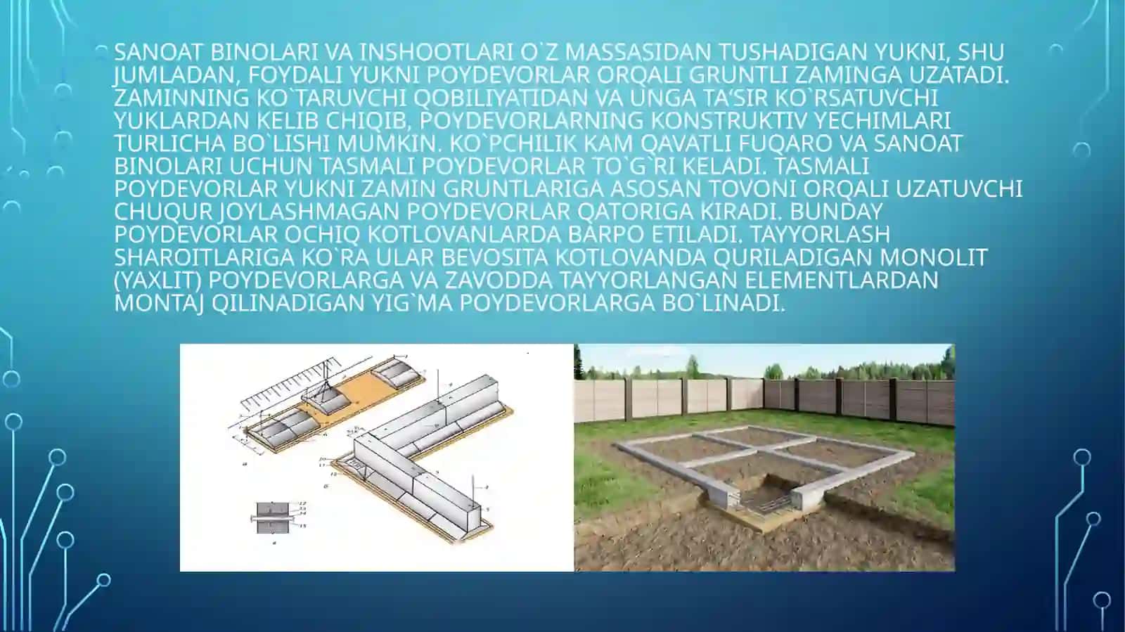 Tasmasimon poydevorlarni qurish texnologiyasi 2