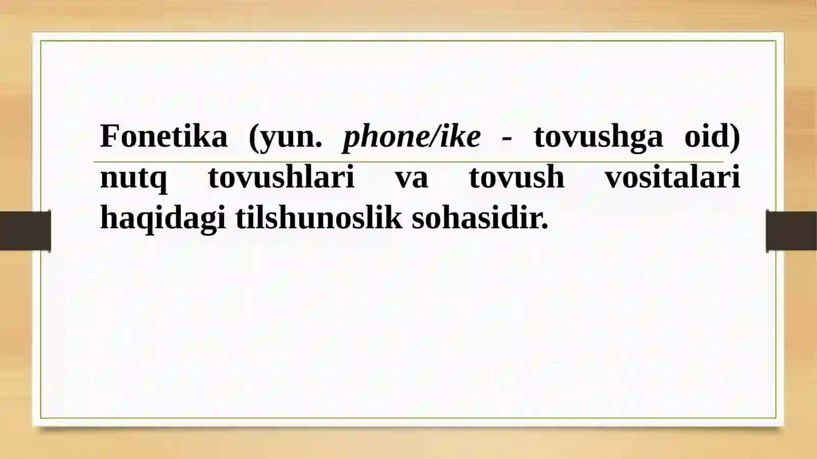Fonetika va fonologiya 2
