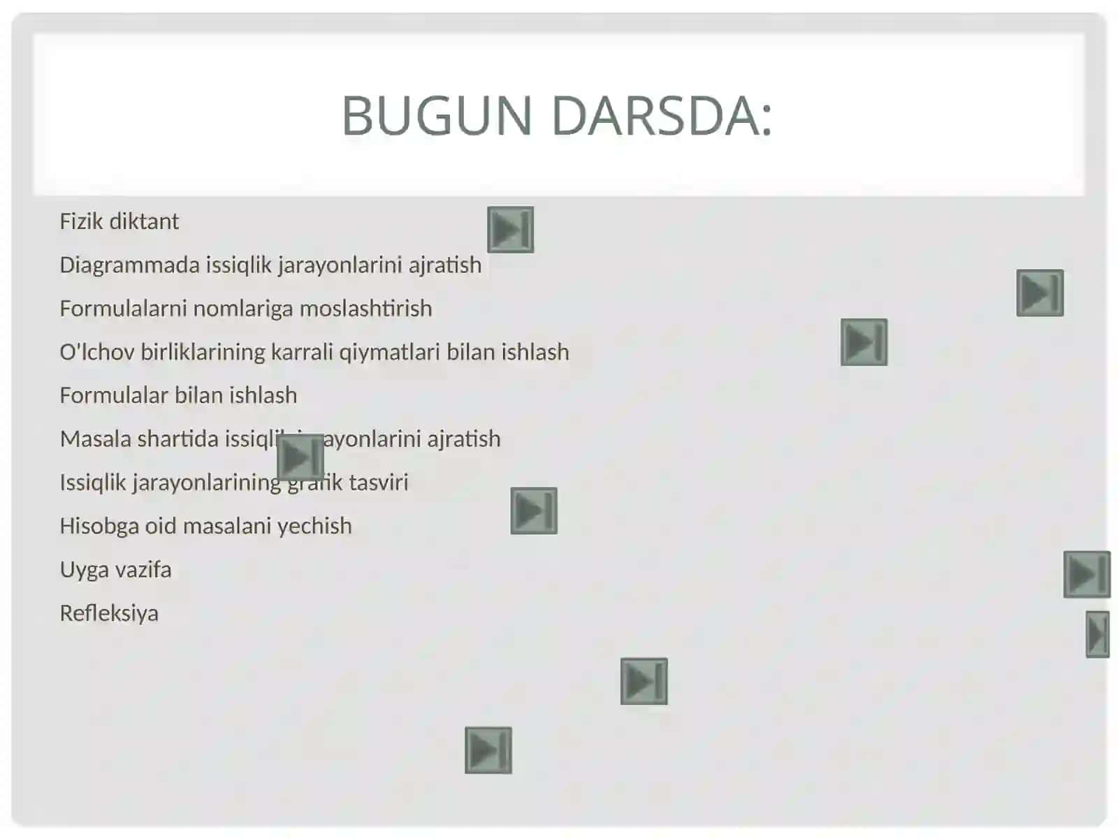 Fizika - Issiqlik hodisalari va agregat holat o'zgarishi masalalari (8-sinf) 2