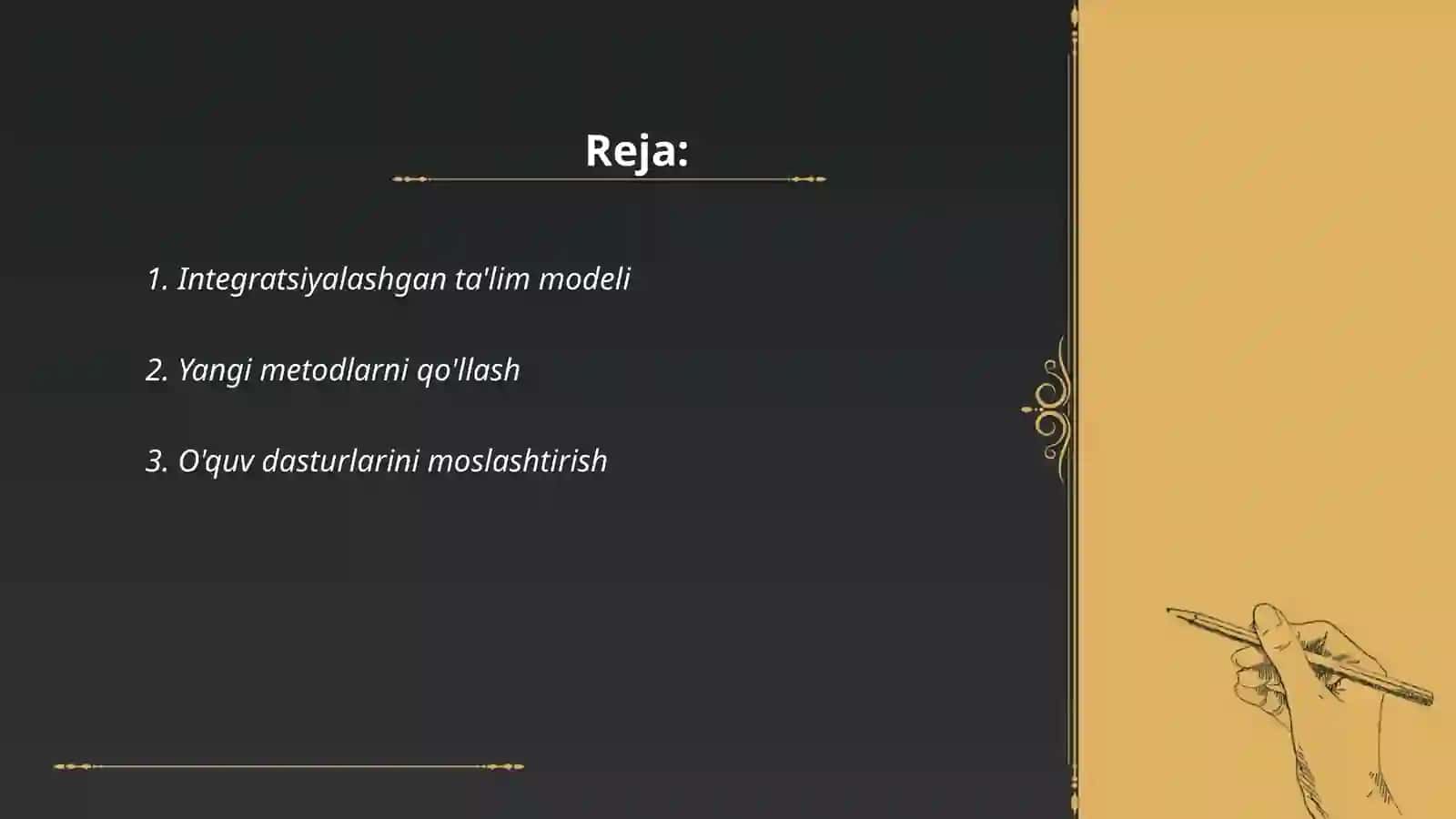 Integratsiyalashgan ta'lim modeli 2