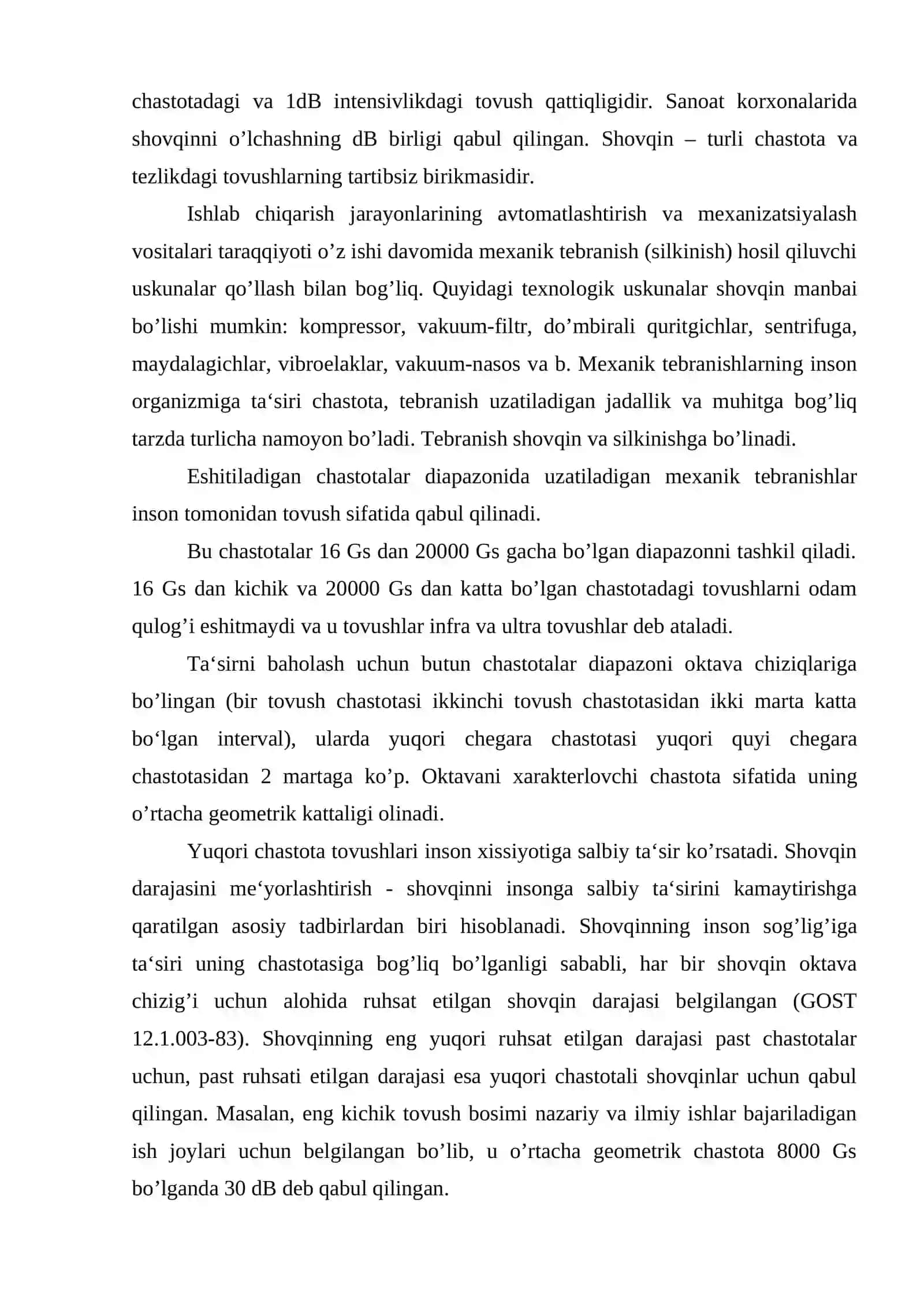 MA’RUZA. ISHLAB CHIQARISHDA SHOVQIN, INFRATOVUSH VA ULTRATOVUSH 2