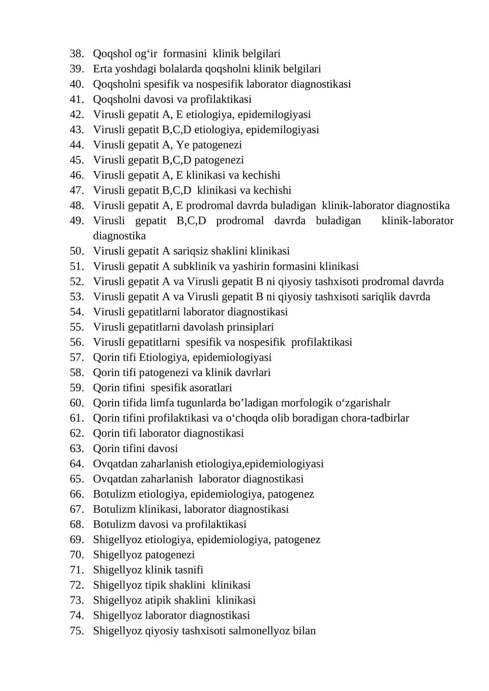 Salmonellyoz va Vabo Davosi 2