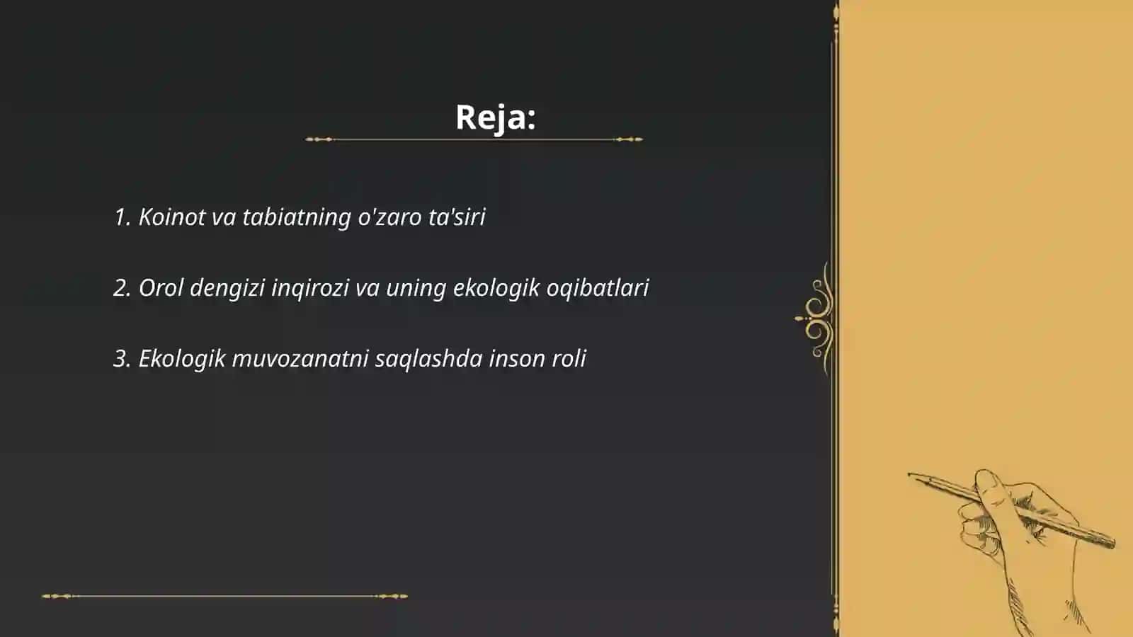 Koinot, inson va ekologiya 2