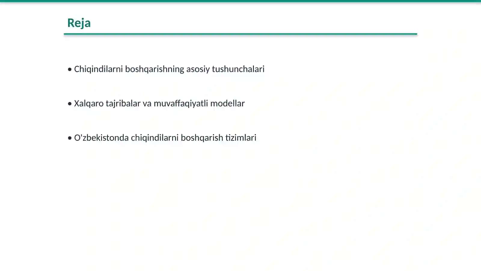 Chiqindilarni boshqarish tizimlari va xalqaro tajribalar 2