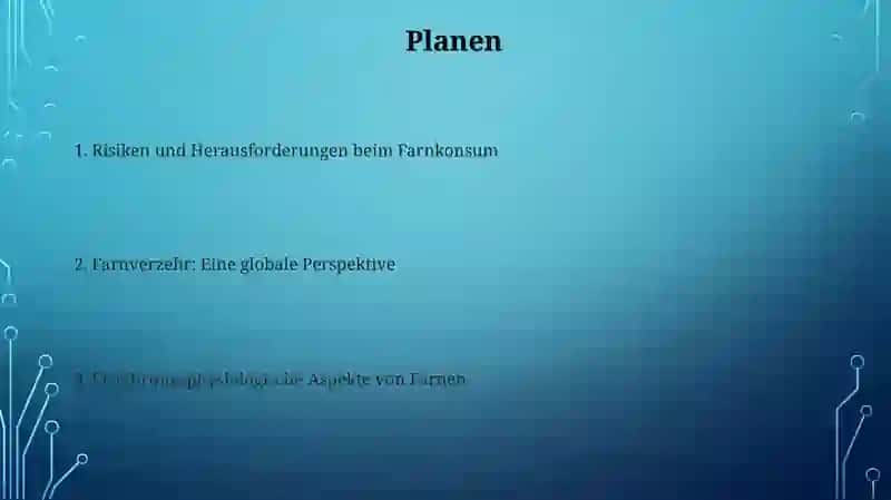 Farnverzehr: Eine globale Perspektive 2