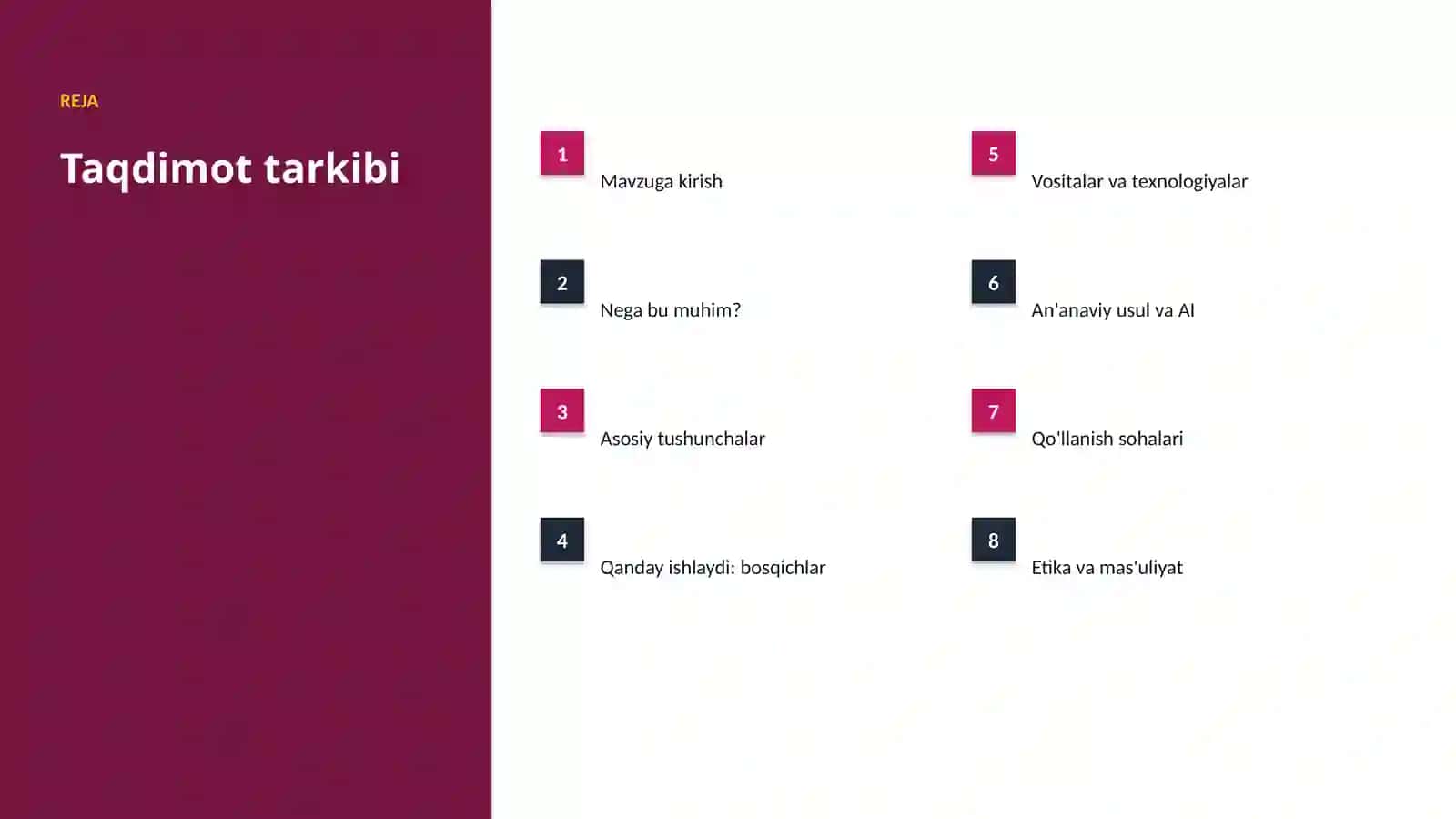 Sun'iy intellekt • premium taqdimot 2