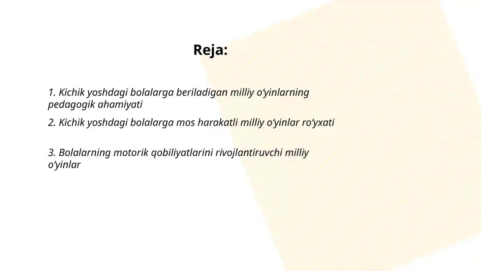 Kichik yoshdagi bolalarga beriladigan milliy va harakatli o‘yinlat 2