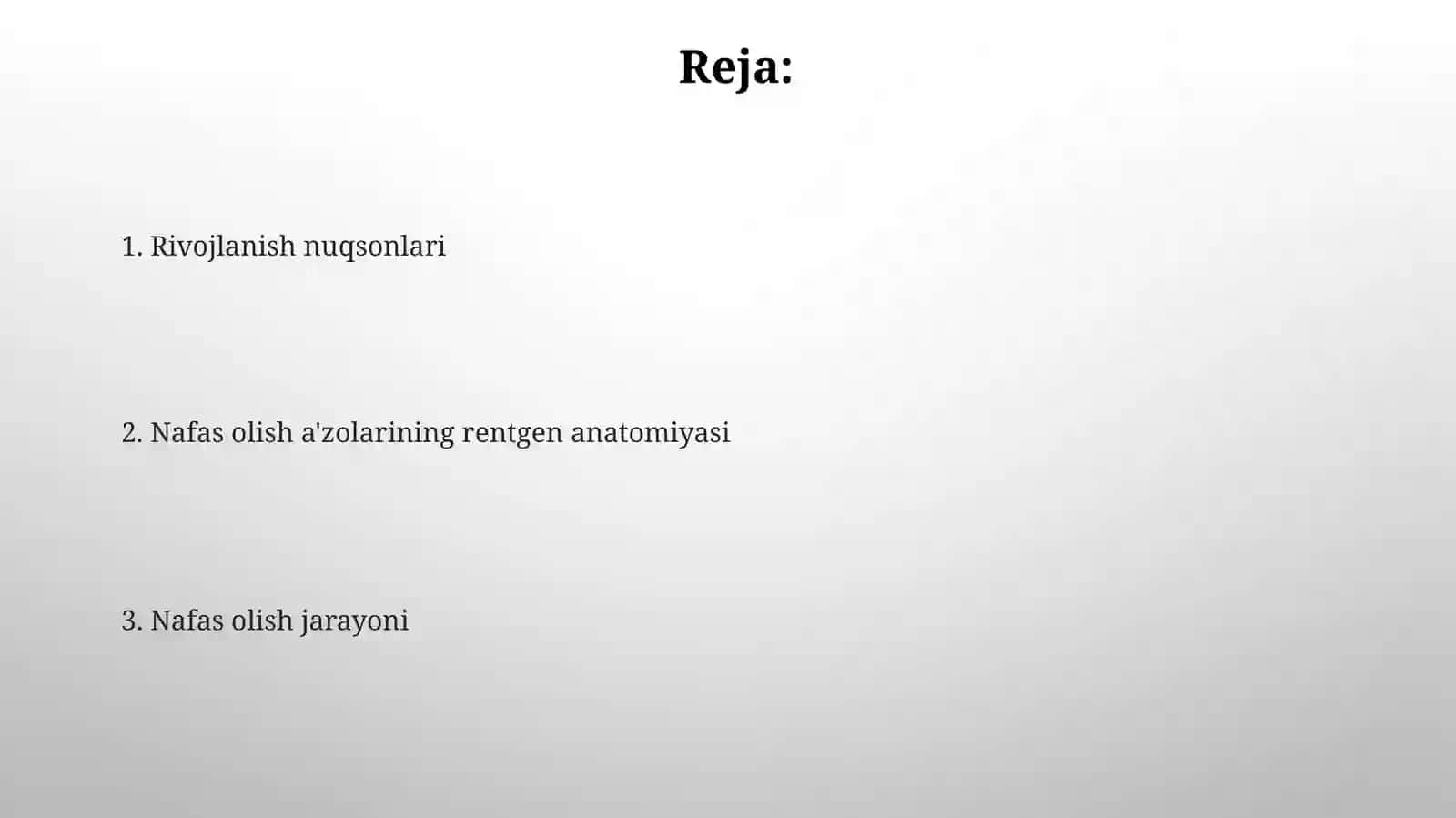 Nafas olish jarayoni 2
