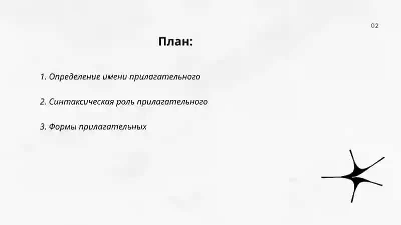 Имя прилагательное 2