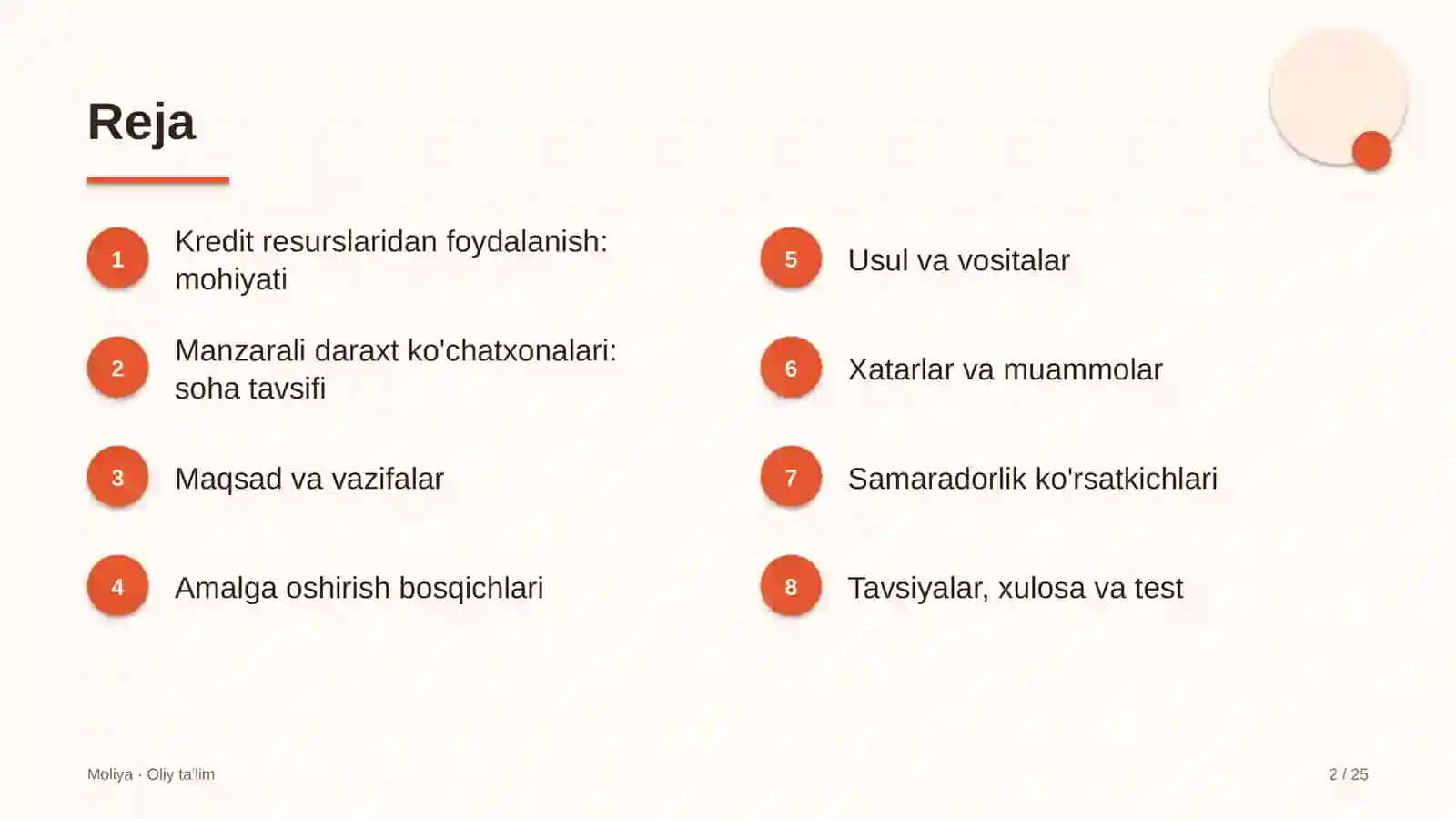 manzarali daraxt ko'chatxonalarida kredit resurslaridan foydalanish 4367 2