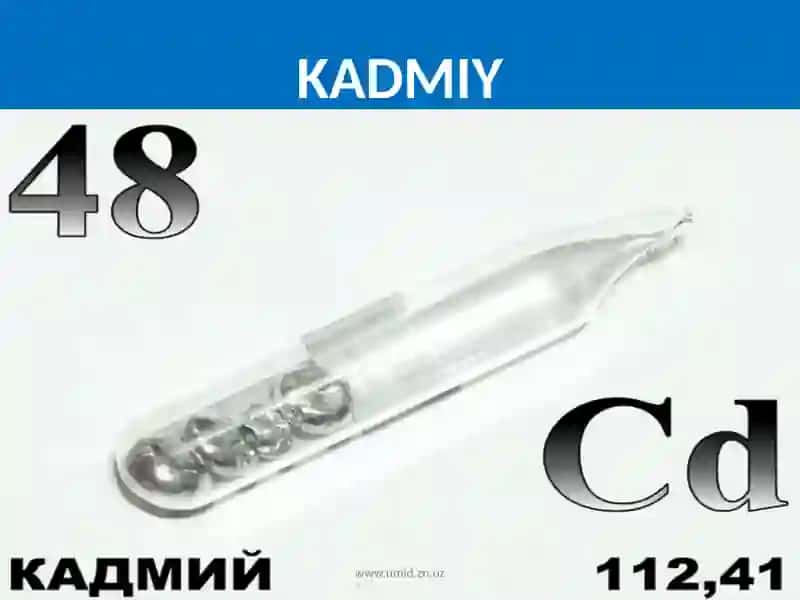 Kádmiy / Cadmium (Cd) 2
