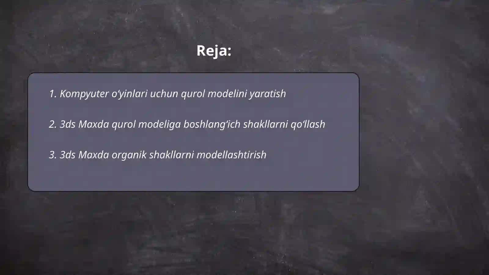 Kompyuter oʻyinlari uchun qurol modelini yaratish 2