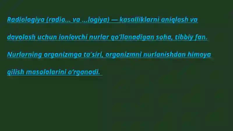 Radioto‘lqinli jarrohlik 2