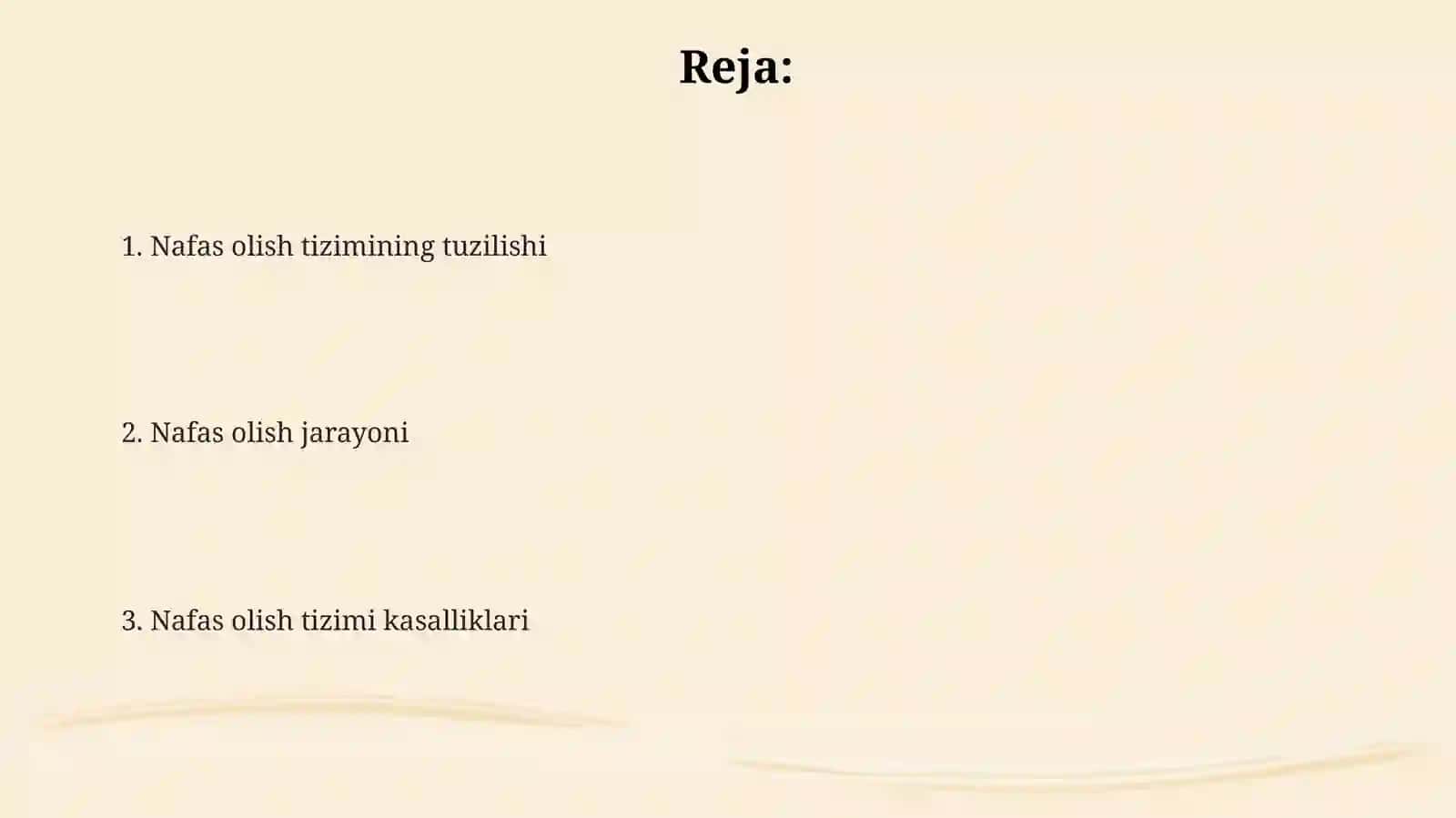 Nafas olish tizimi 2