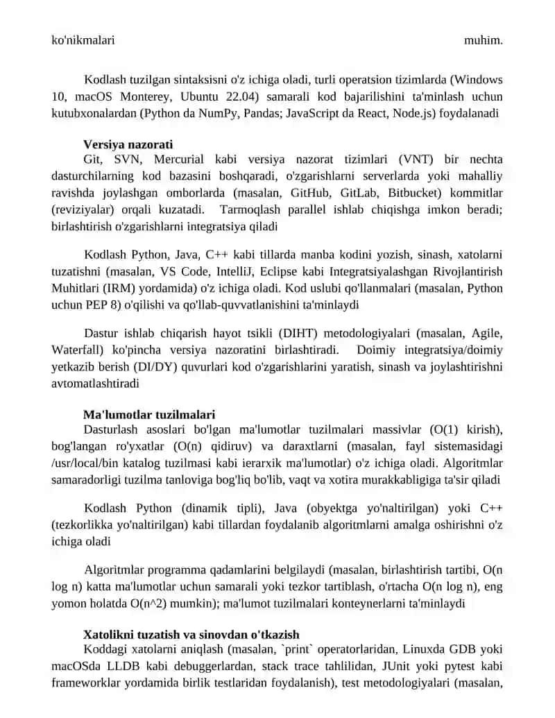 Axbarotni kodlash 2
